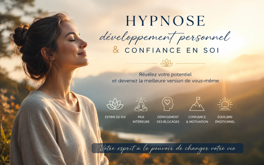 Hypnose, développement personnel et confiance en soi